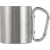 Doppelwandiger Kaffeebecher aus Edelstahl (185 ml) Nella zilver