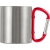 Doppelwandiger Kaffeebecher aus Edelstahl (185 ml) Nella rood