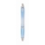 Druckkugelschreiber RPET transparant licht blauw