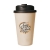 Eco Coffee Mug Premium Deluxe 350 ml Kaffeebecher beige