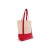 Einkaufstasche aus Baumwolle OEKO-TEX® 140g/m² 40x10x35cm rood