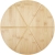 Ement Bambus Pizzaplatte mit Besteck naturel