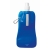 Faltbare Wasserflasche transparant blauw