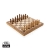 Faltbares Schachspiel aus Holz bruin
