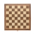 Faltbares Schachspiel aus Holz bruin