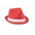 Farbiger Hut rood