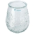 Faro Teelichthalter aus recyceltem Glas transparant