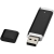 Flat 4 GB USB-Stick zwart