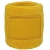 Frottier Armschweißband 6cm mit Label geel