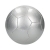 Fußball "Carbon", groß silver