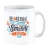 Full Colour Mug 350 ml Tasse wit