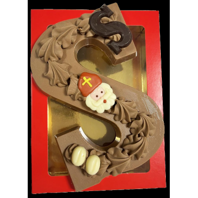 Bild des Werbegeschenks:Gedecoreerde grote letter 220 gram