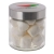 Glas 0,9 Liter gefüllt mit Süßigkeiten Marshmallows