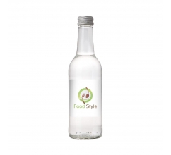 Glasflasche mit 330 ml Quellwasser bedrucken