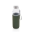 Glasflasche mit Neopren-Sleeve groen