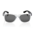 Gleam Sonnenbrille aus RCS rec. PC mit verspiegelten Gläsern zwart
