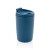 GRS recycelter PP-Becher mit Flip-Deckel blauw