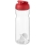 H2O Active® Base 650 ml Shakerflasche rood/ transparant
