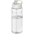 H2O Active® Base 650 ml Sportflasche mit Ausgussdeckel transparant/wit