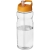 H2O Active® Base 650 ml Sportflasche mit Ausgussdeckel transparant/oranje