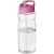 H2O Active® Base 650 ml Sportflasche mit Ausgussdeckel Transparant/roze
