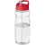 H2O Active® Base 650 ml Sportflasche mit Ausgussdeckel transparant/rood