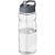 H2O Active® Base 650 ml Sportflasche mit Ausgussdeckel Transparant/Storm Grey