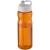 H2O Active® Base 650 ml Sportflasche mit Ausgussdeckel oranje/wit