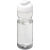 H2O Active® Base 650 ml Sportflasche mit Klappdeckel transparant/wit
