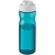 H2O Active® Base 650 ml Sportflasche mit Klappdeckel aqua/wit