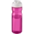 H2O Active® Base 650 ml Sportflasche mit Klappdeckel magenta/wit