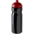 H2O Active® Base 650 ml Sportflasche mit Stülpdeckel zwart/ rood