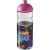 H2O Active® Base 650 ml Sportflasche mit Stülpdeckel Transparant/roze