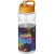 H2O Active® Base Tritan™ 650 ml Sportflasche mit Ausgussdeckel transparant/oranje