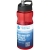 H2O Active® Eco Base 650 ml Sportflasche mit Ausgussdeckel rood/zwart