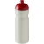 H2O Active® Eco Base 650 ml Sportflasche mit Stülpdeckel Ivoorwit/ Rood
