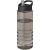 H2O Active® Eco Treble 750 ml Sportflasche mit Stülpdeckel  Charcoal/Zwart
