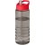 H2O Active® Eco Treble 750 ml Sportflasche mit Stülpdeckel  charcoal/rood