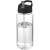 H2O Active® Octave Tritan™ 600 ml Sportflasche mit Ausgussdeckel transparant/zwart