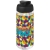 H2O Active® Octave Tritan™ 600-ml-Sportflasche mit Klappdeckel transparant/zwart