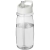H2O Active® Pulse 600 ml Sportflasche mit Ausgussdeckel transparant/wit