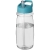 H2O Active® Pulse 600 ml Sportflasche mit Ausgussdeckel Transparant/aqua blauw