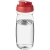 H2O Active® Pulse 600 ml Sportflasche mit Klappdeckel transparant/rood