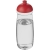 H2O Active® Pulse 600 ml Sportflasche mit Stülpdeckel transparant/ rood