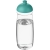 H2O Active® Pulse 600 ml Sportflasche mit Stülpdeckel Transparant/ Aqua blauw