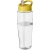 H2O Active® Tempo 700 ml Sportflasche mit Ausgussdeckel transparant/geel