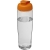 H2O Active® Tempo 700 ml Sportflasche mit Klappdeckel transparant/oranje