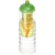 H2O Active® Treble 750 ml Flasche mit Kuppeldeckel und Infusor Transparant/ Lime