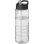 H2O Active® Treble 750 ml Sportflasche mit Ausgussdeckel transparant/ zwart