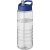 H2O Active® Treble 750 ml Sportflasche mit Ausgussdeckel transparant/ blauw